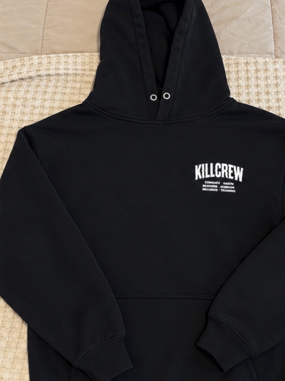 Kill Crew Oversized Lux "The Healing" Hoodie - Black Medium